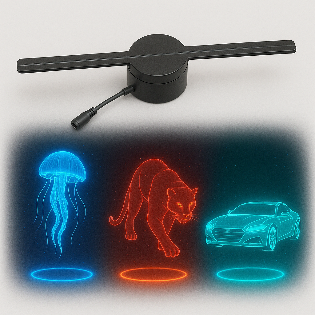 SpinRay Customizable 3D Holographic Fan